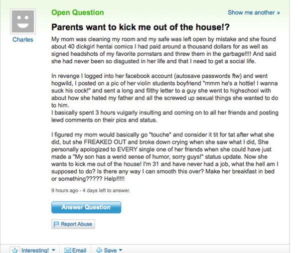 Parents Want To Kick Me Out Of The House