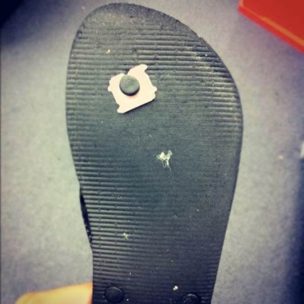 Use Bread Clips To Save Flip-Flops With Split Holes