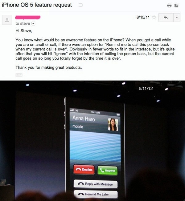 iPhone IOS 5 Feature Request