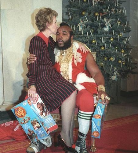 Nancy Reagan And Mr T 