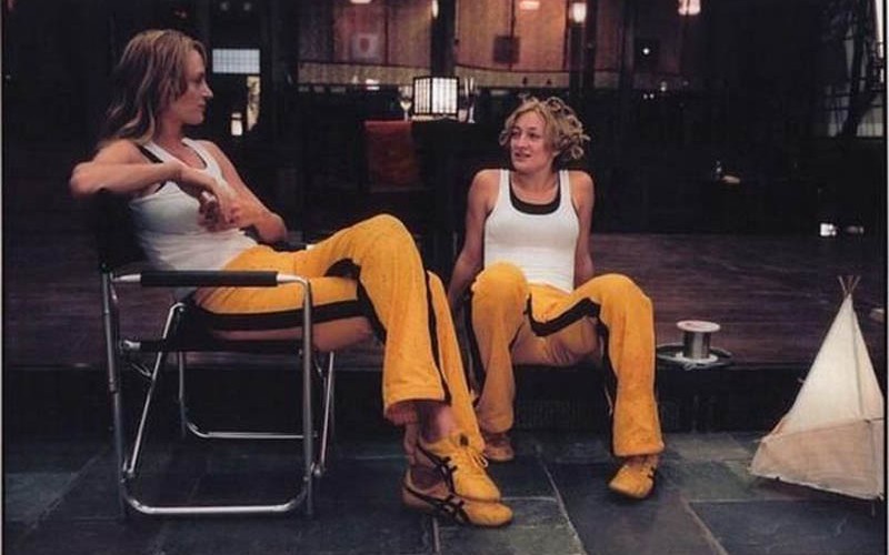 Uma Thurman & Stuntwoman Zoe Bell