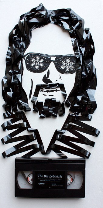 Illustrated With A VHS Tape Of Big Lebowski