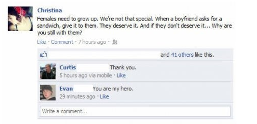 Females Need To Grow Up