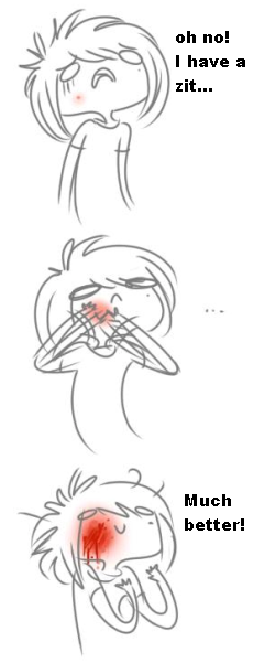 Oh No! I Have a Zit