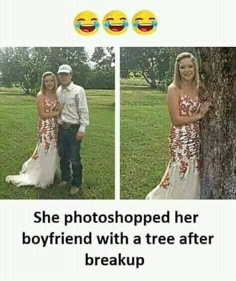 Photoshopped after breakup