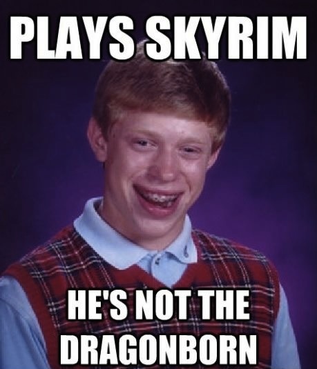 Plays Skyrim
