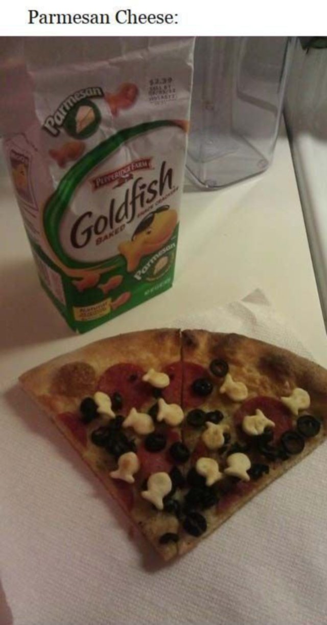 Gold Fish Pizza