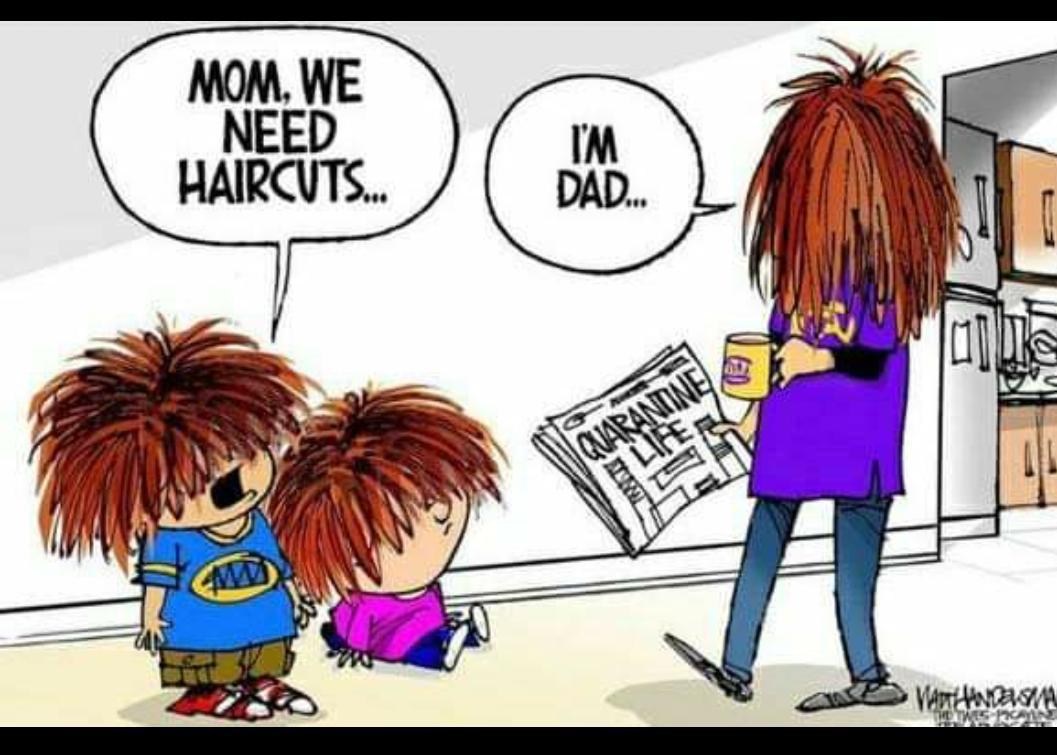 Mom We need Hair Cut!