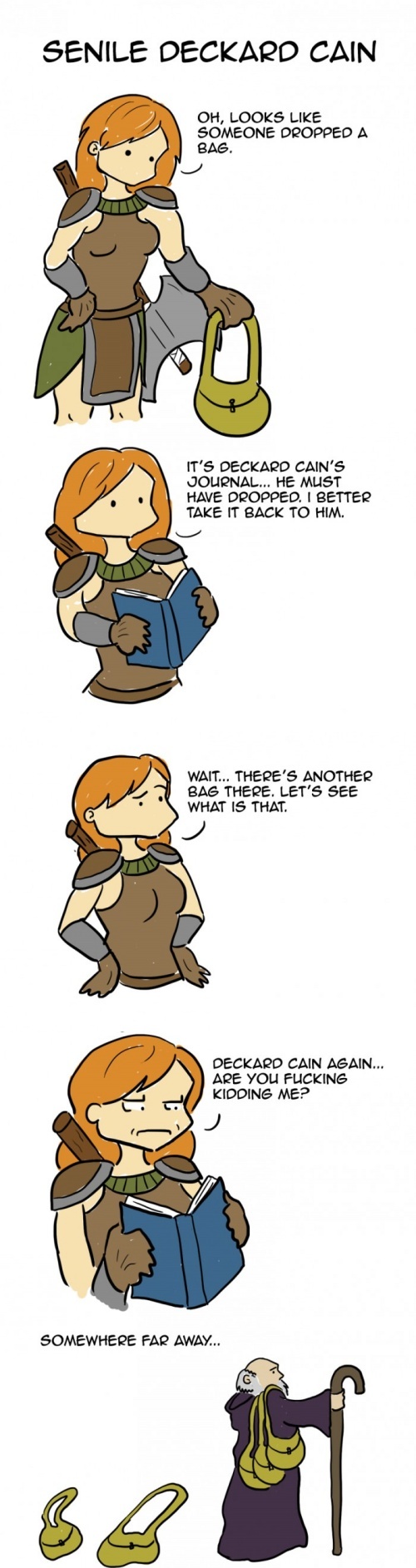 Deckard Cain Goes Senile