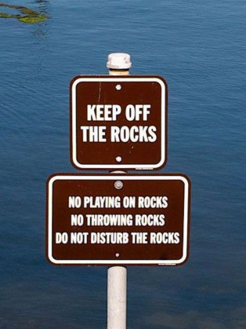 Do Not Disturb The Rocks