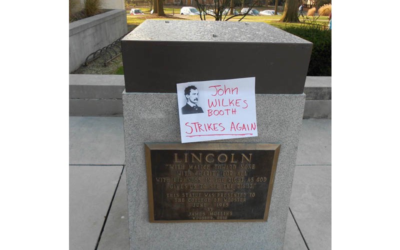 John Wilkes Booth Strikes Again