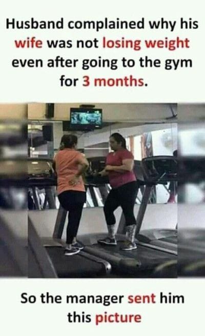 Why Wife is not loosing weight?