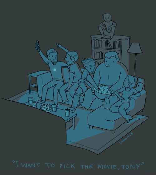 Movie Night With The Avengers