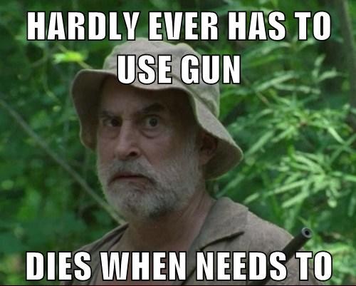 Hardly Ever Has To Use Gun
